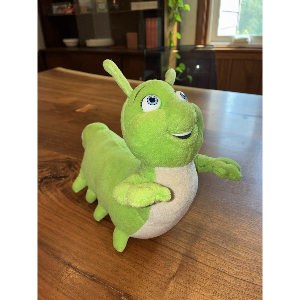 Tommy Nelson Hermie Caterpillar Plush Green Used Caterpillar 14"